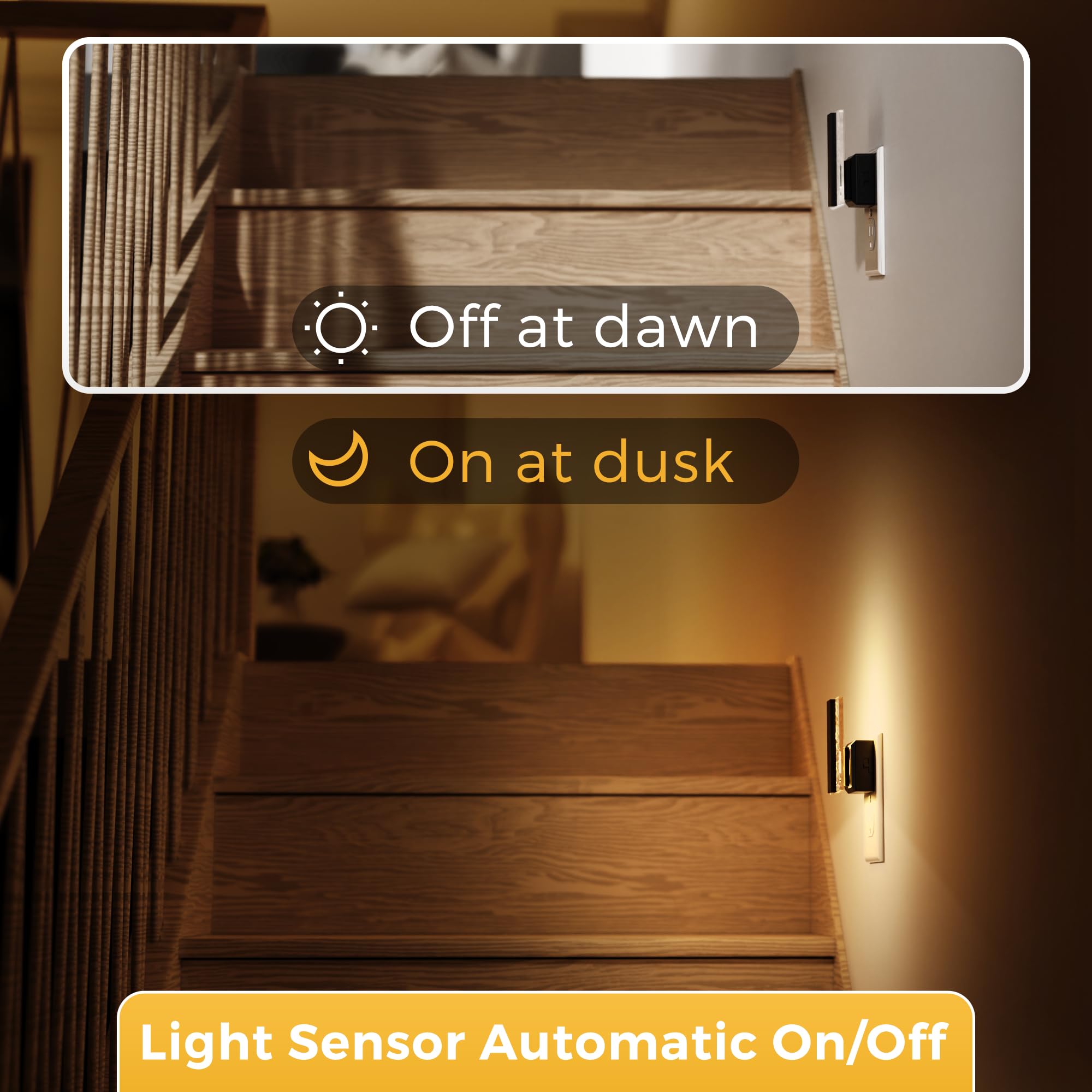 L LOHAS LED 3000K warm glow creates cozy spaces in bedrooms and bathrooms.