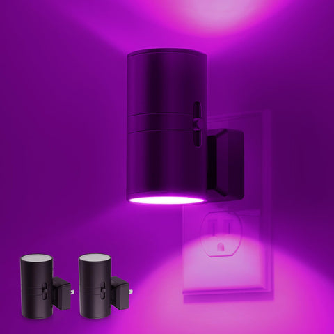 L LOHAS LED purple night light to avoid interference when multiple units are used.