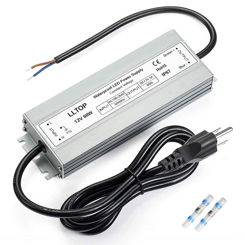LLTOP LED Driver front view for compact outdoor lighting setups.