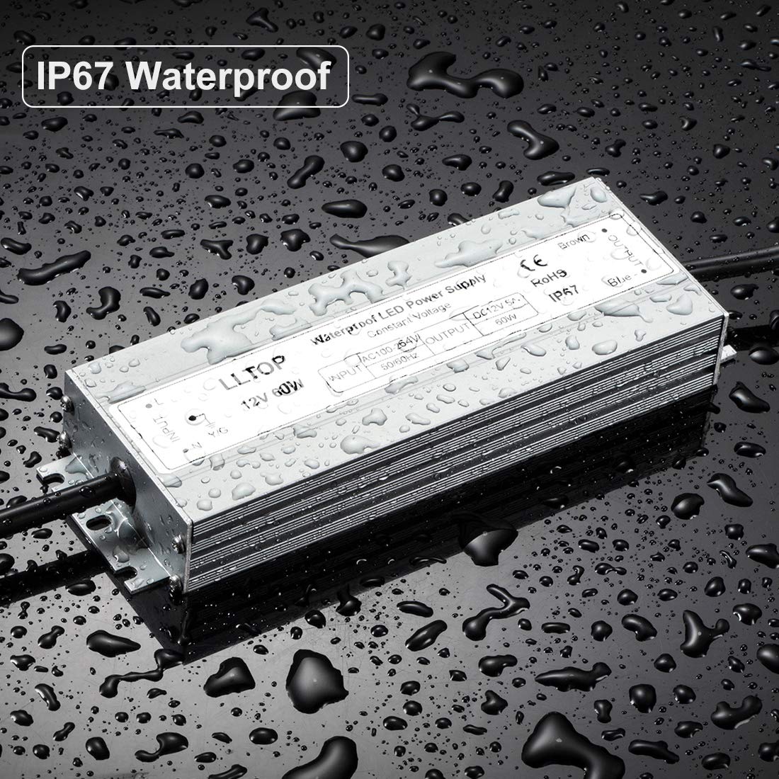 LLTOP LED Driver in outdoor installation powering landscape lights.