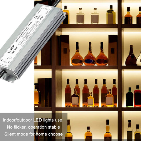LLTOP LED Driver 12V 5A output ideal for LED strip lighting.