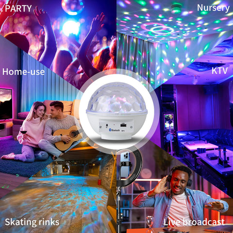 LLUOTE versatile party lights suit home theater, birthdays, and celebrations.