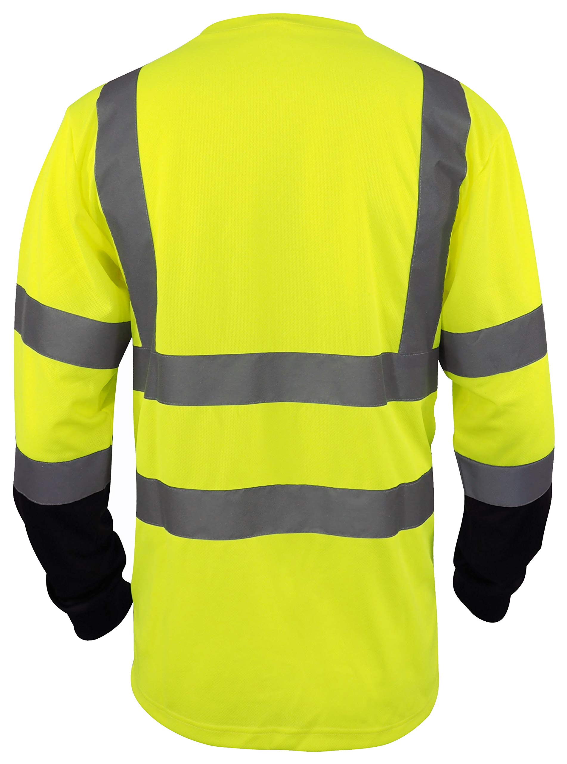 Left chest pocket on L&M hi-vis tee for quick access
