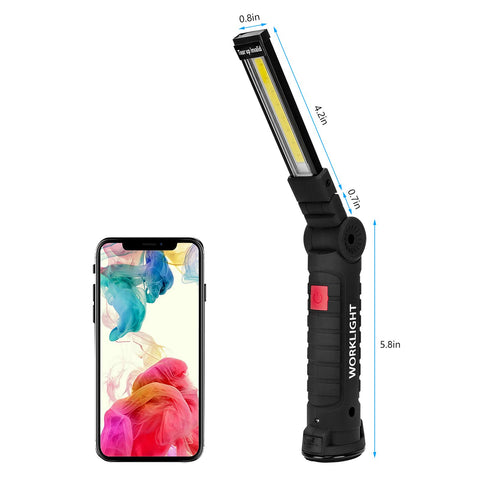 Lmaytech multiple modes including front light and red warning for various tasks