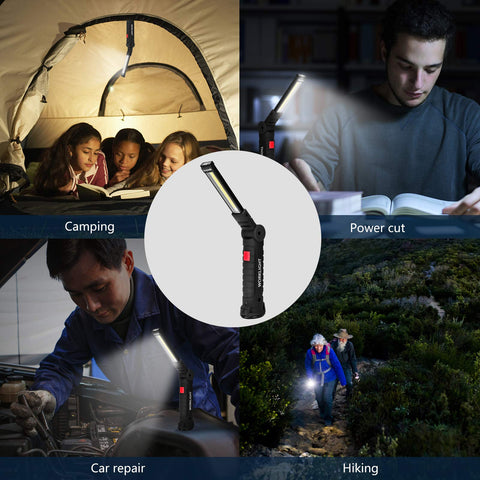 Lmaytech packaging shows two lights and USB cables ready to gift