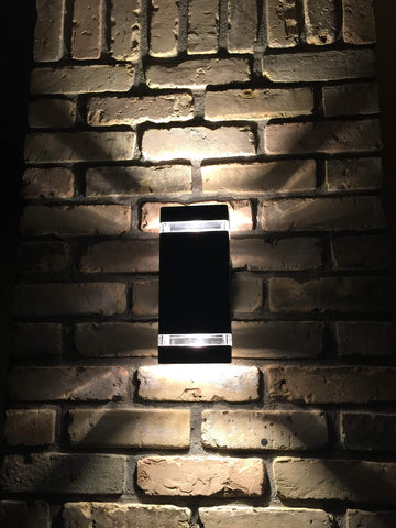 LMP square up-down outdoor wall light ETL-certified bundle for homes