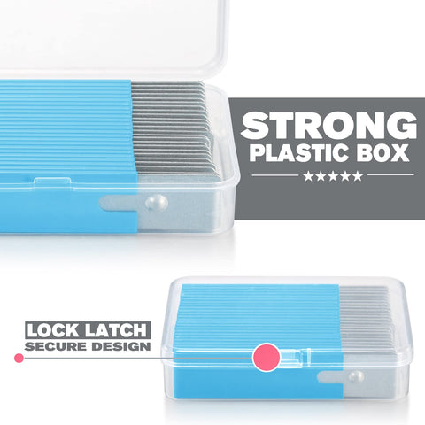 Lnchett lock-ball design keeps blade steady when opened for precise cuts.