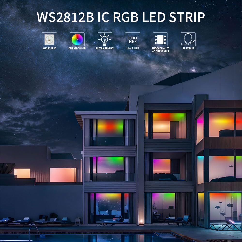 Loamlin DC5V powered strip requires compatible controller and separate supply.