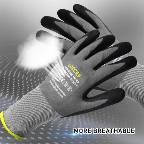 LOCCEF Endurance Knit Gloves suitable for multi-purpose use in workshops