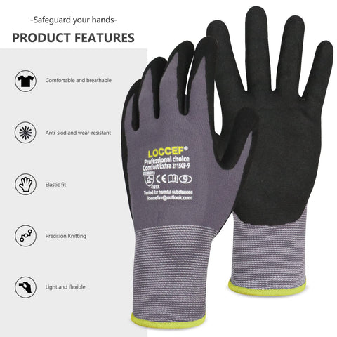 LOCCEF low lint and dust production during use