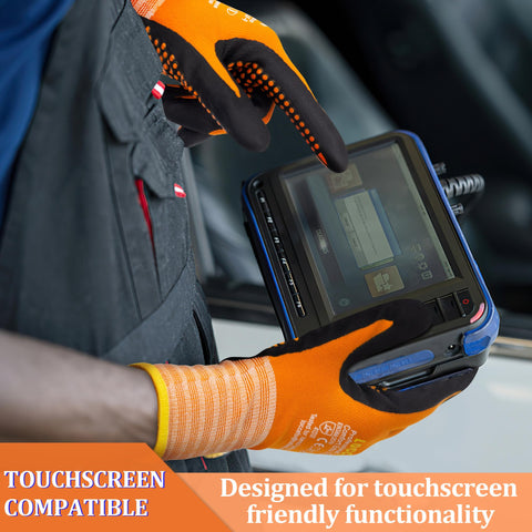 Loccef knit wrist detail keeps dirt out and extends glove life.