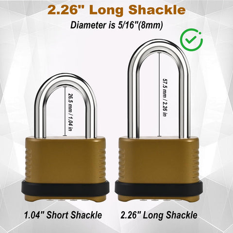Locilot two-pack security locks ready for versatile outdoor installations.