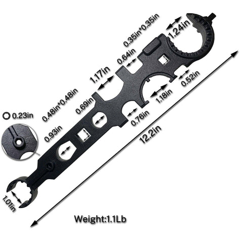 Lock Spanner Wrench ergonomic-grip enables comfortable, controlled operation.