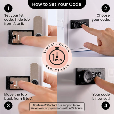 Lockabox One Crystal fully assembled for immediate use in any room