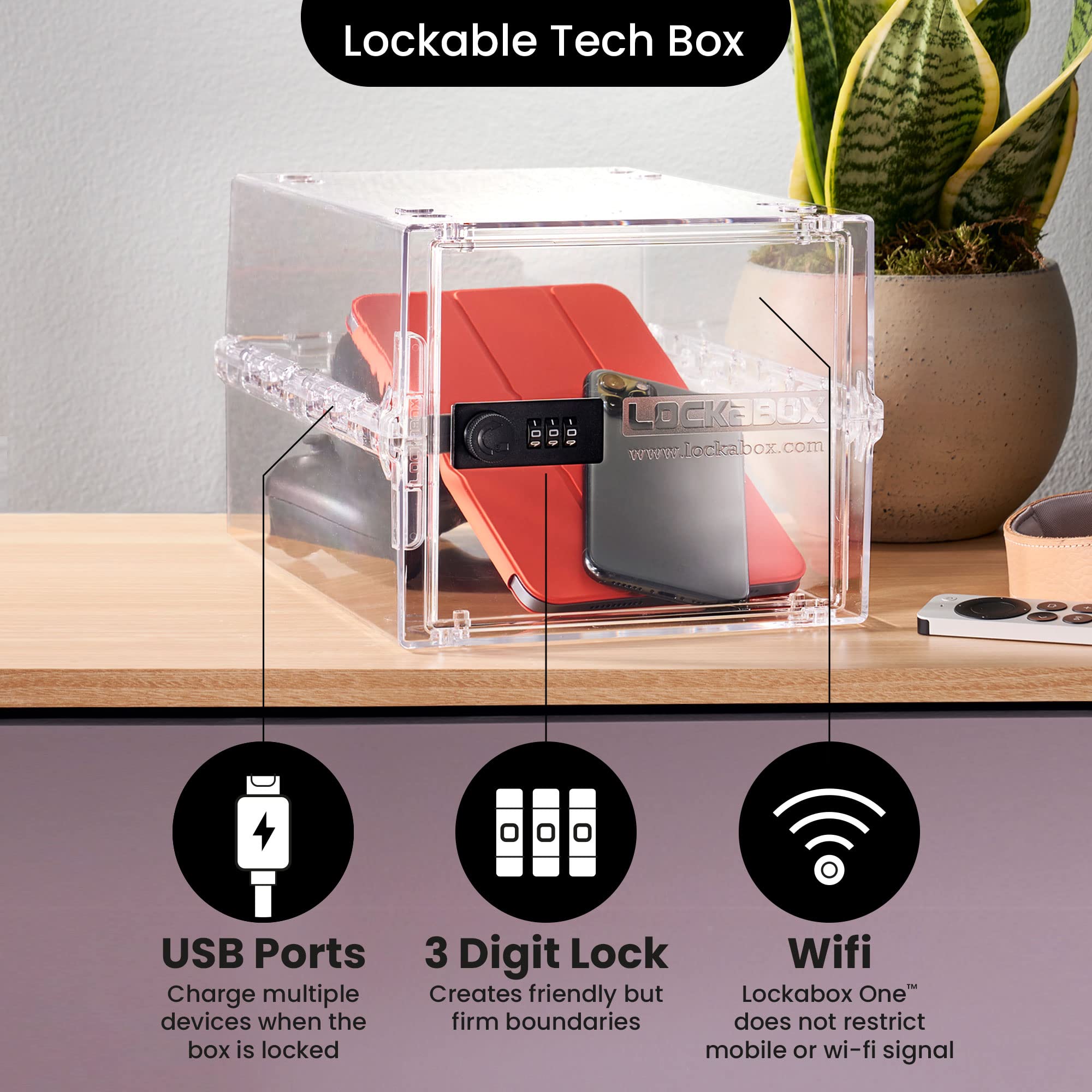 Lockabox One Crystal hygienic design highlights easy cleaning and disinfection