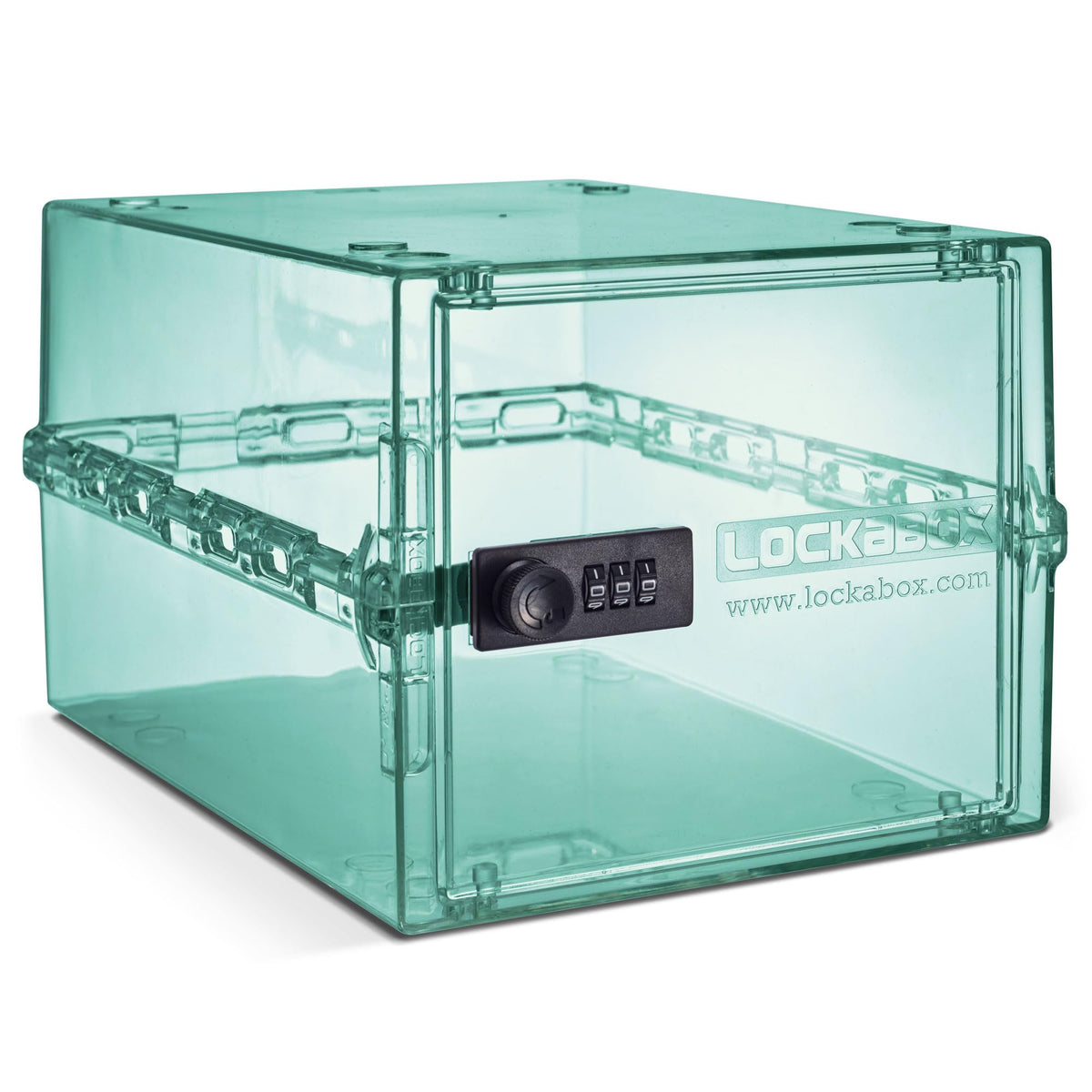 Lockabox One front view demonstrates compact, secure storage in clinics
