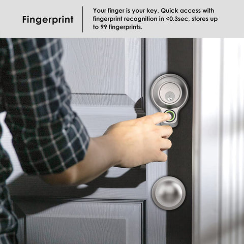 Lockly Access Touch Pro mobile app control enables remote door management.