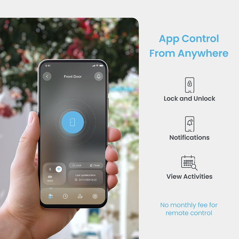 Lockly Secure Link Wi-Fi Hub remote lock/unlock in action from anywhere.