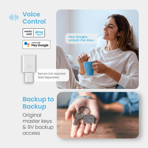 Lockly Secure Plus offline access code example for guest entry