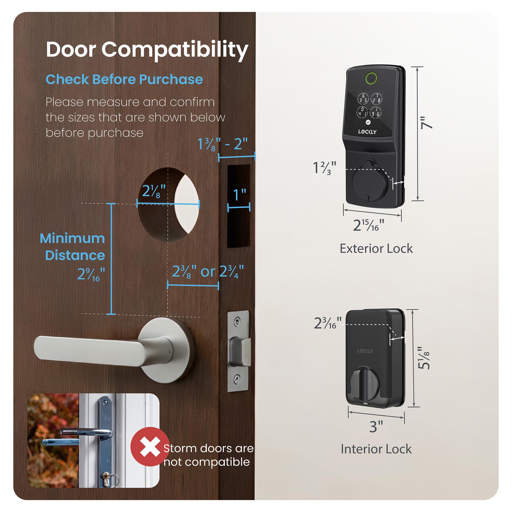 Lockly Secure Pro built-in Wi-Fi enables remote control