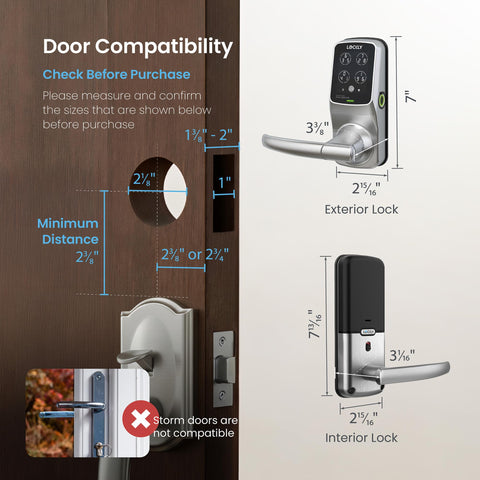 9V emergency battery port on Lockly Secure Pro for reliable operation.