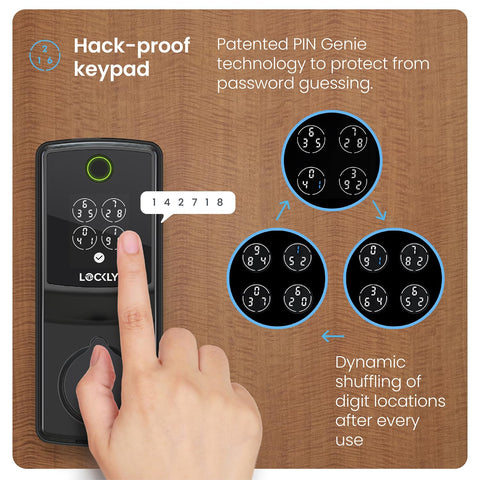 Lockly Secure Pro offline access codes for guest entry