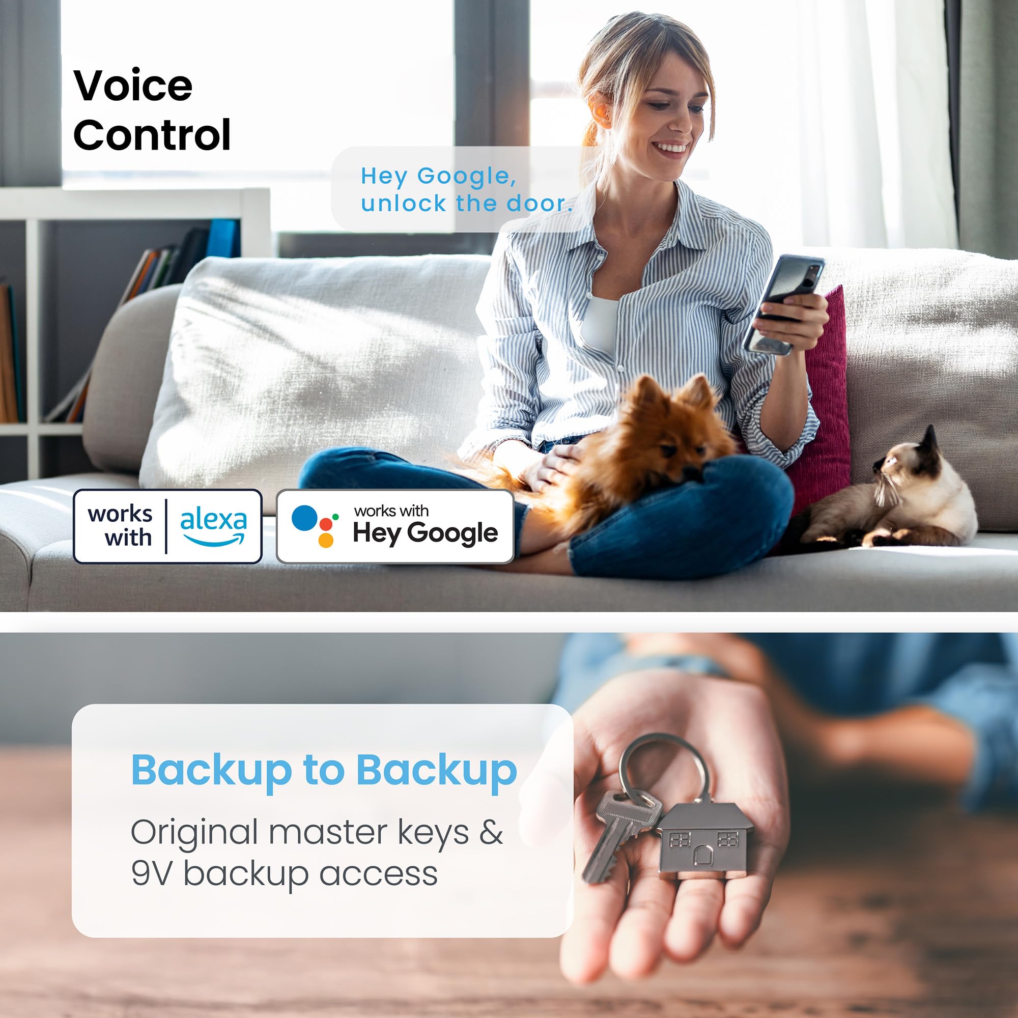 Optional Lockly Secure Link Wi-Fi hub extends remote features.