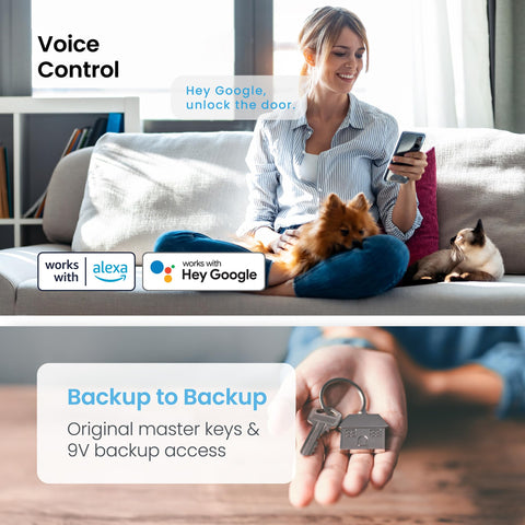 Optional Lockly Secure Link Wi-Fi hub extends remote features.