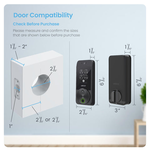 AI-driven fingerprint sensor from Lockly Visage Zeno for quick and secure access.
