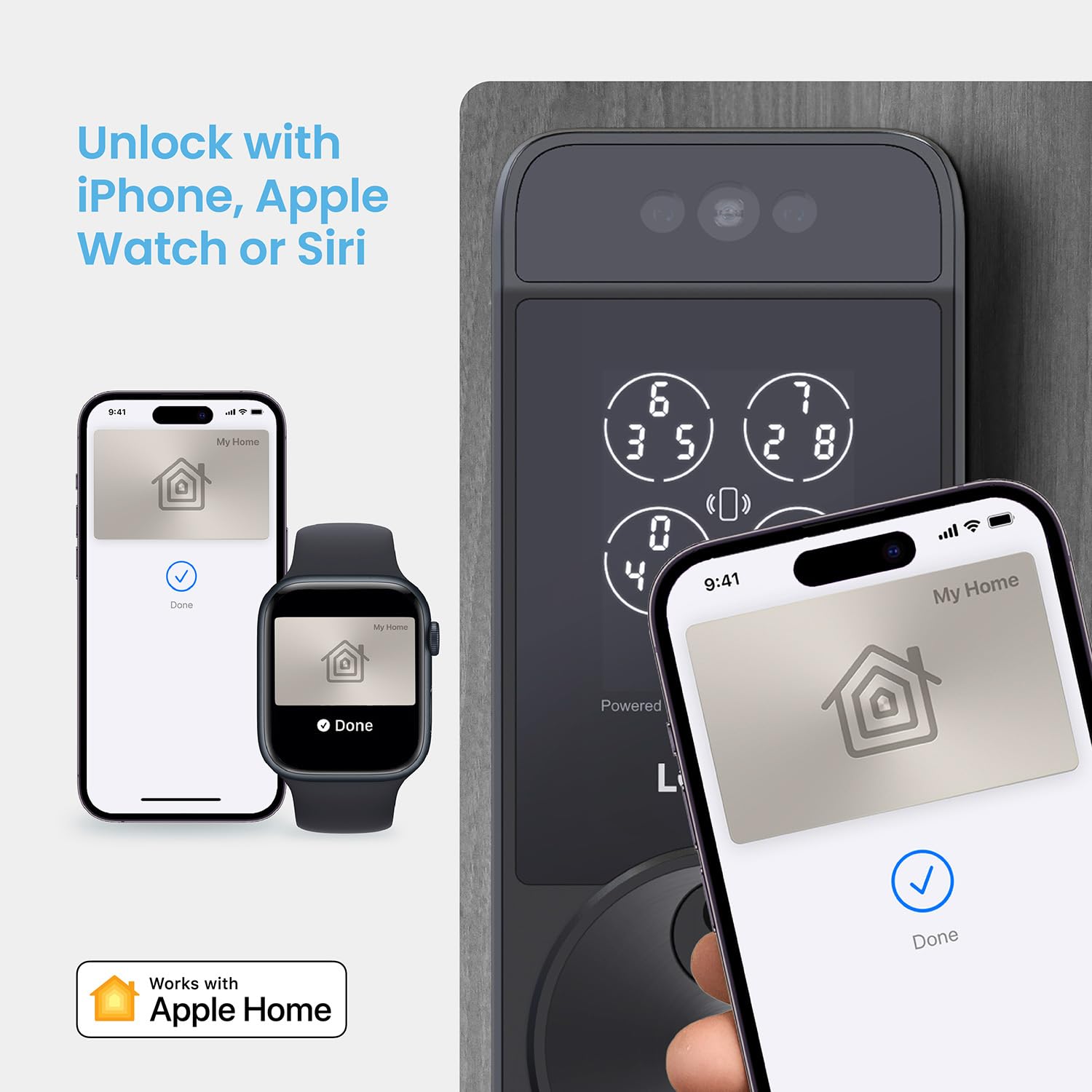 Easy 15-minute DIY installation for modern smart lock upgrade.