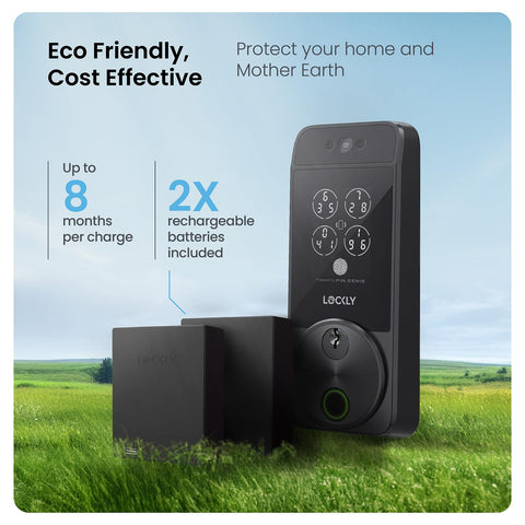 Sleek matte black finish complements modern front doors and curb appeal.