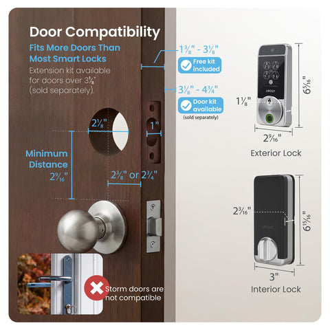 Lockly Visage Zeno multiple entry options for convenient use.