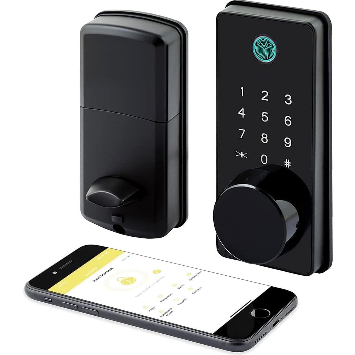 LockSTAR Smart Door Lock app control for secure remote access