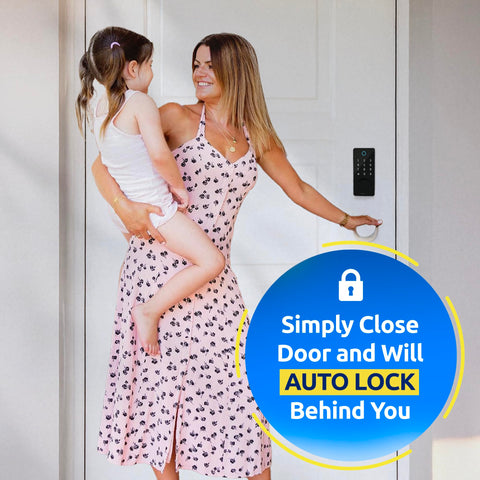LockSTAR auto lock behind you after closing the door