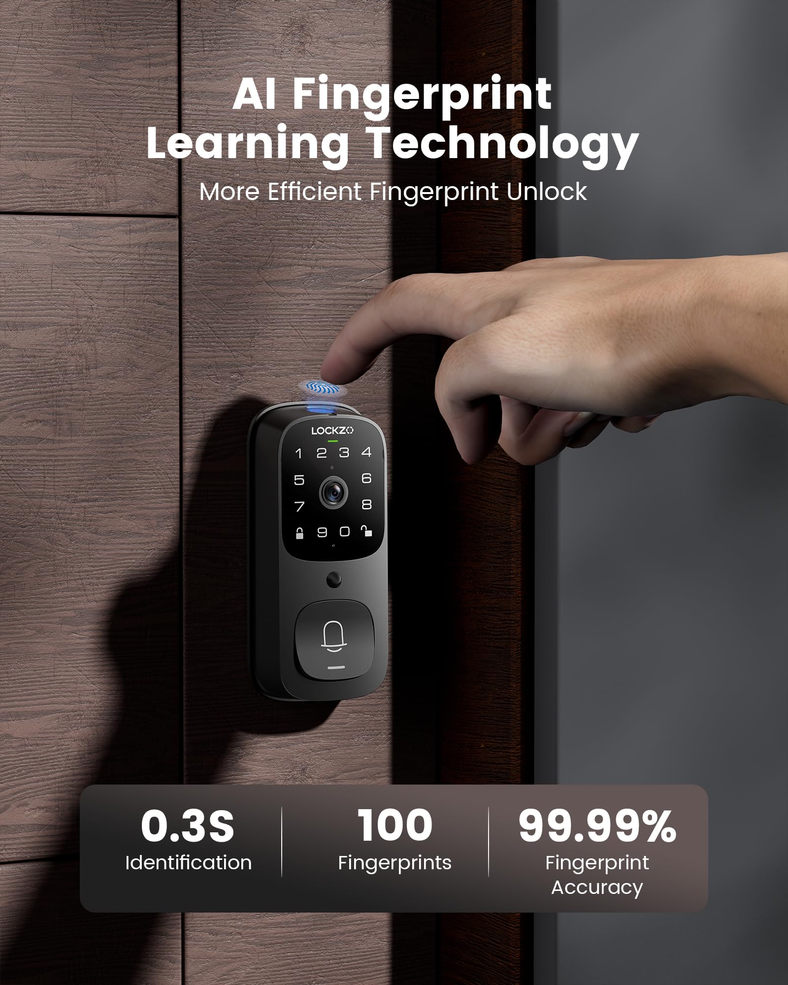 Lockzo keypad-entry-code demo shows convenient keyless access for guests.