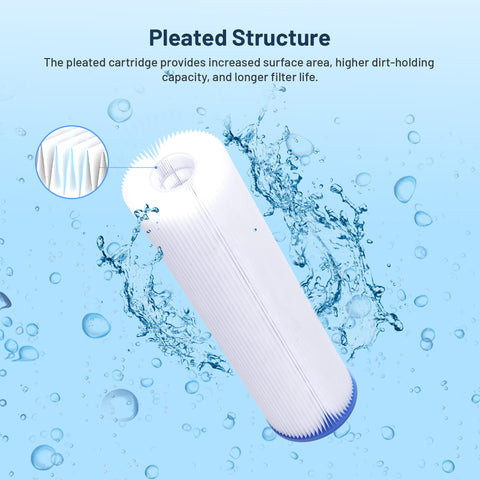 Locofiltr sediment filter designed to fit standard 10x2.5-inch housings.