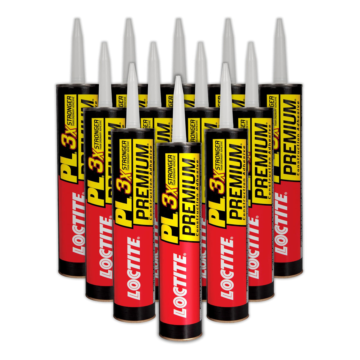 Loctite PL Premium adhesive cartridge ready for versatile bonding tasks