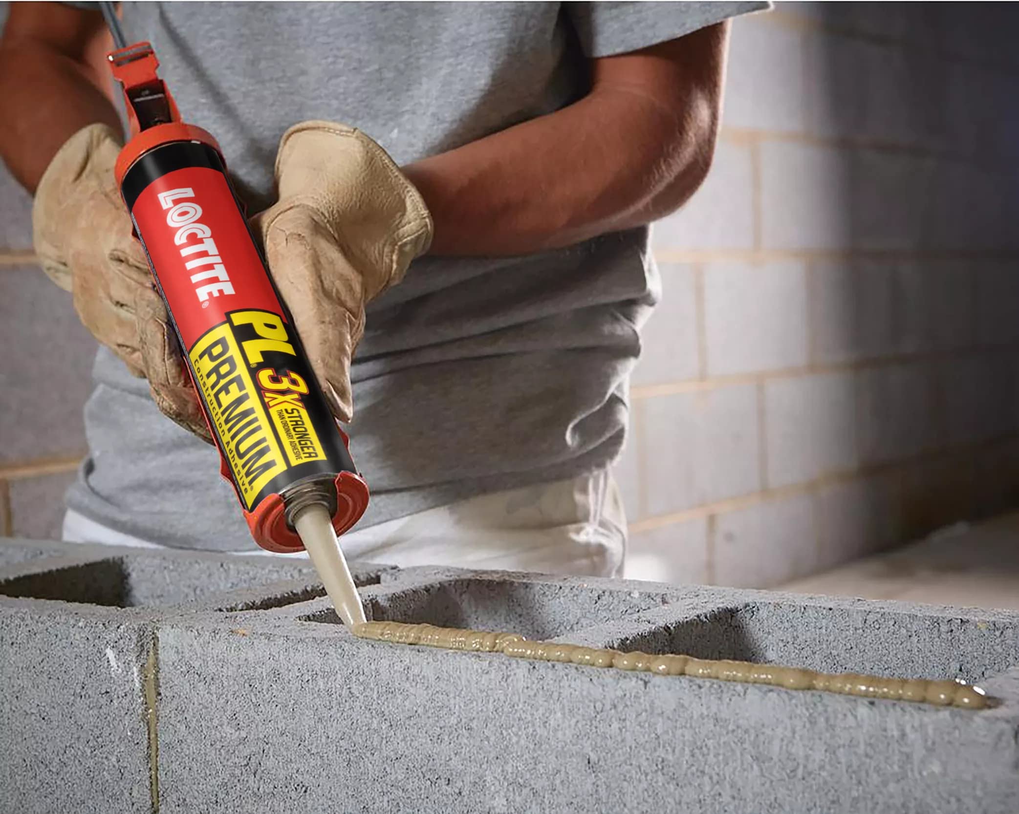 Exterior-safe, weather-resistant Loctite PL Premium supports outdoor projects
