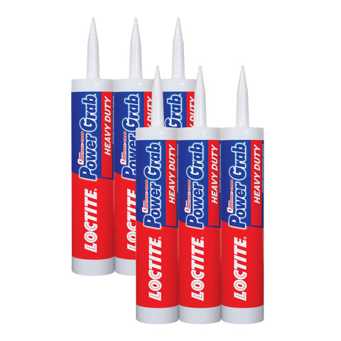Loctite Power Grab Express cartridge in hand showing instant grab capability