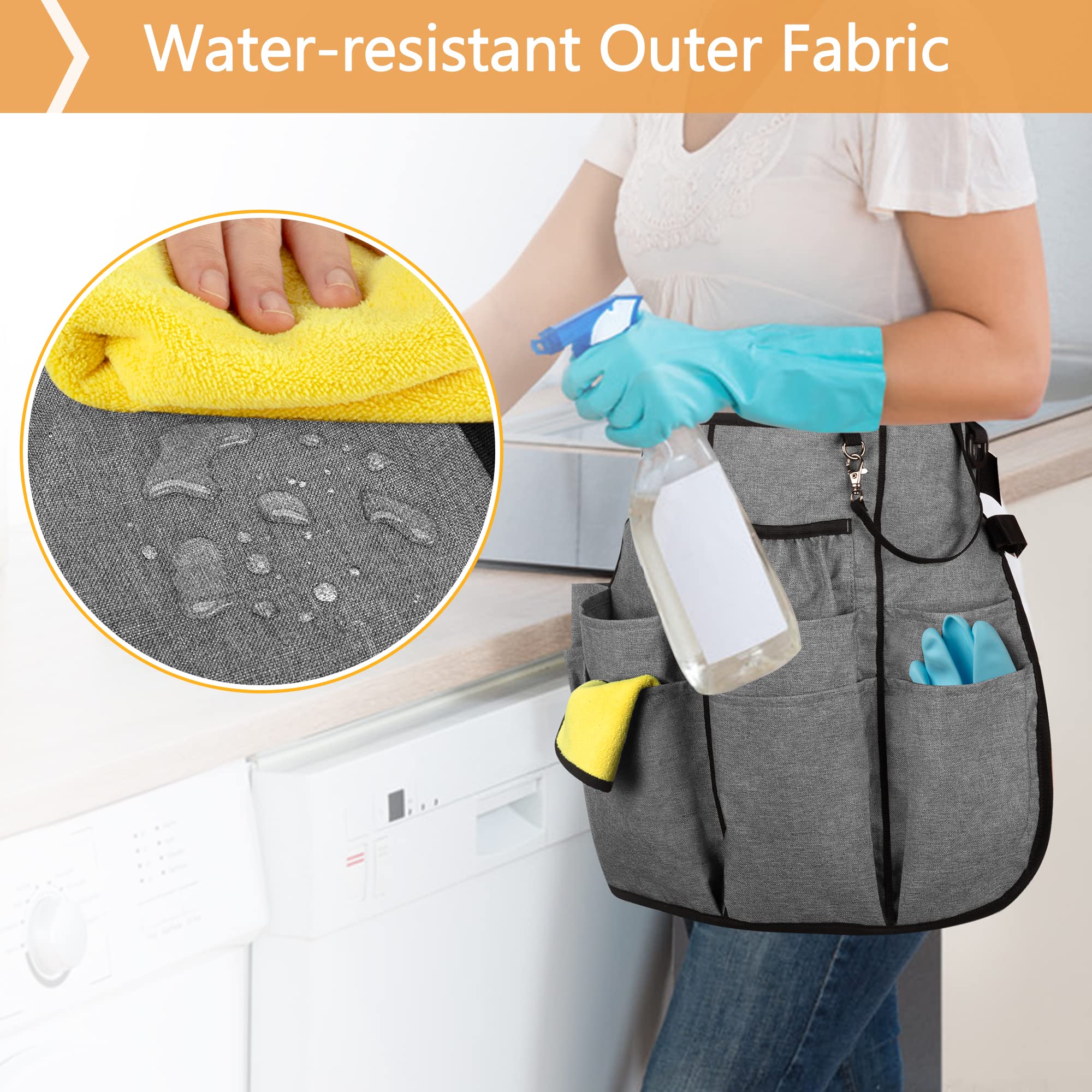 LoDrid adjustable waist belt design offers comfortable fit for long cleaning sessions.