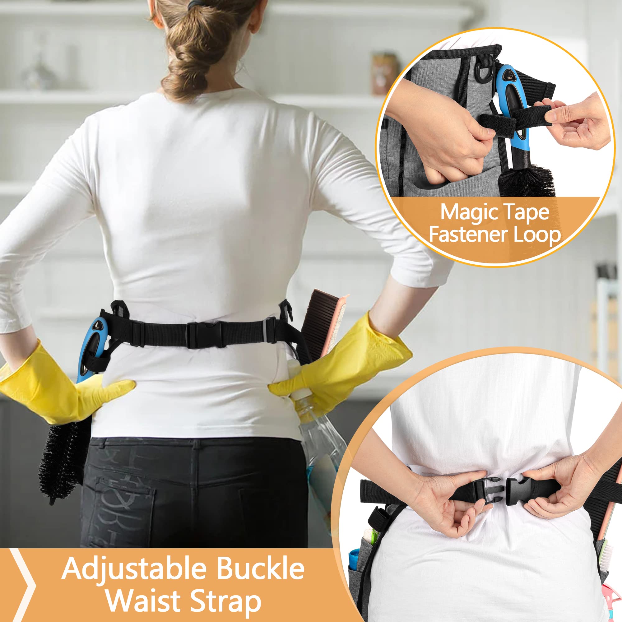 LoDrid multi-pocket system helps organize gloves, cleaners, bags, and towels efficiently.