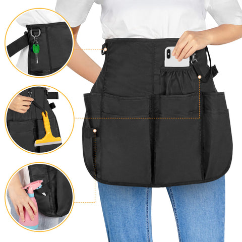 LoDrid apron includes a dedicated phone pocket for on-the-job calls.