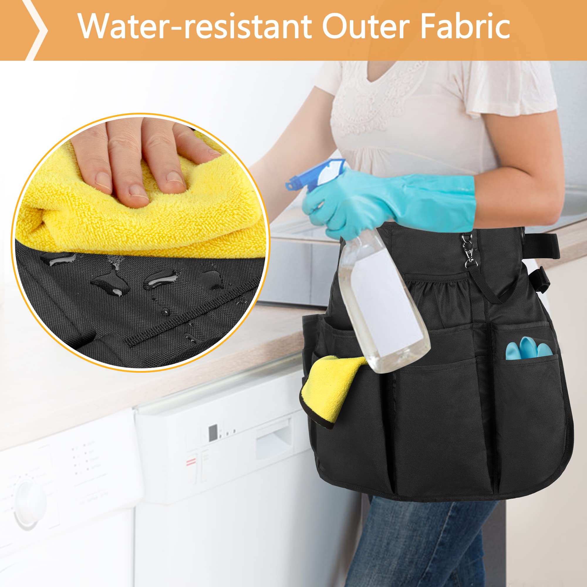 LoDrid apron with adjustable waist belt for a secure, comfortable fit.