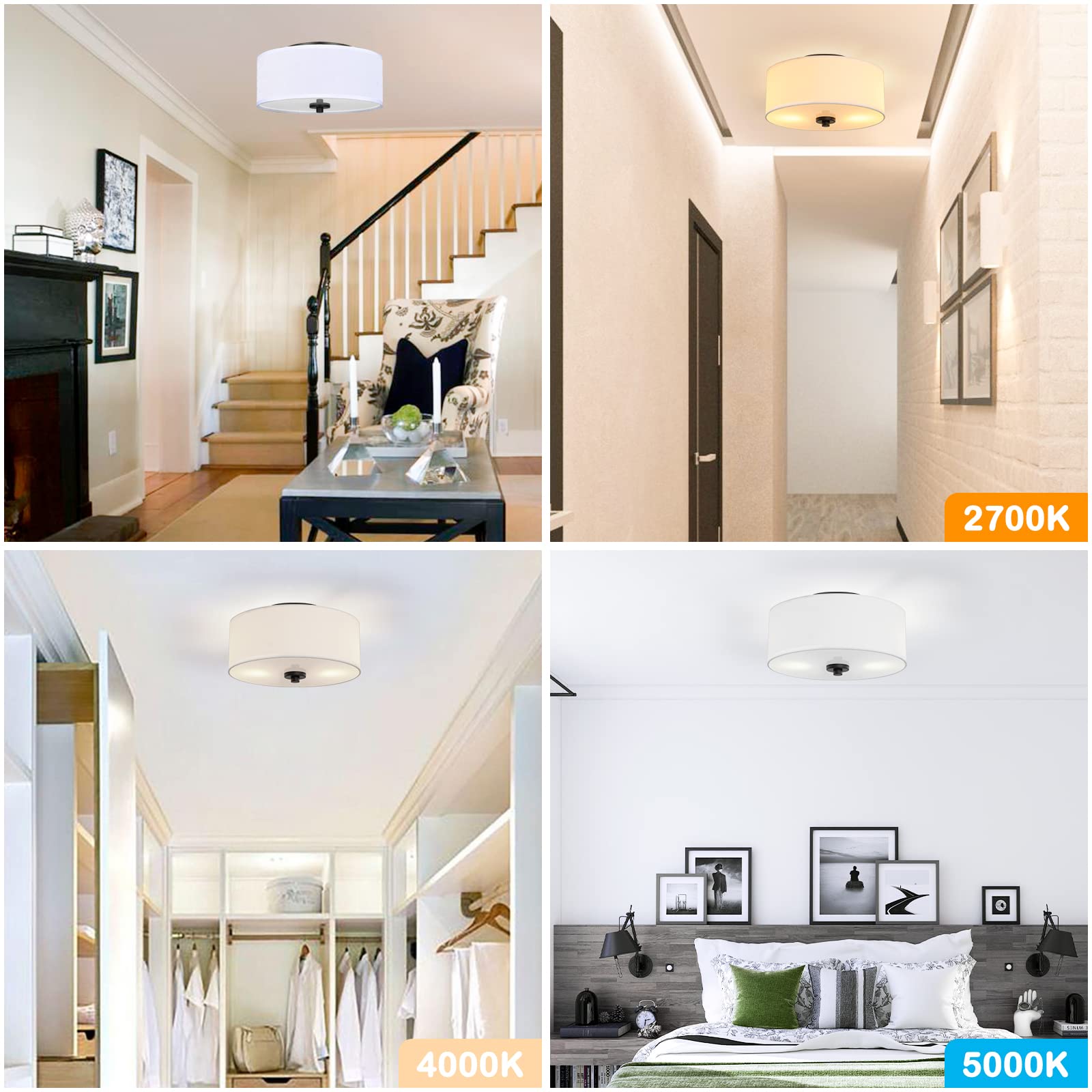 Lodstob E26 dimmable socket compatible with LED or incandescent bulbs
