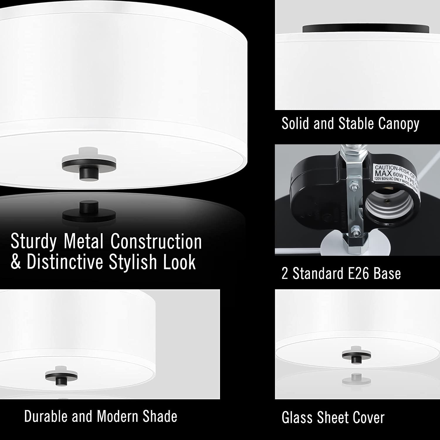 Lodstob two-socket design lights two angles for even brightness