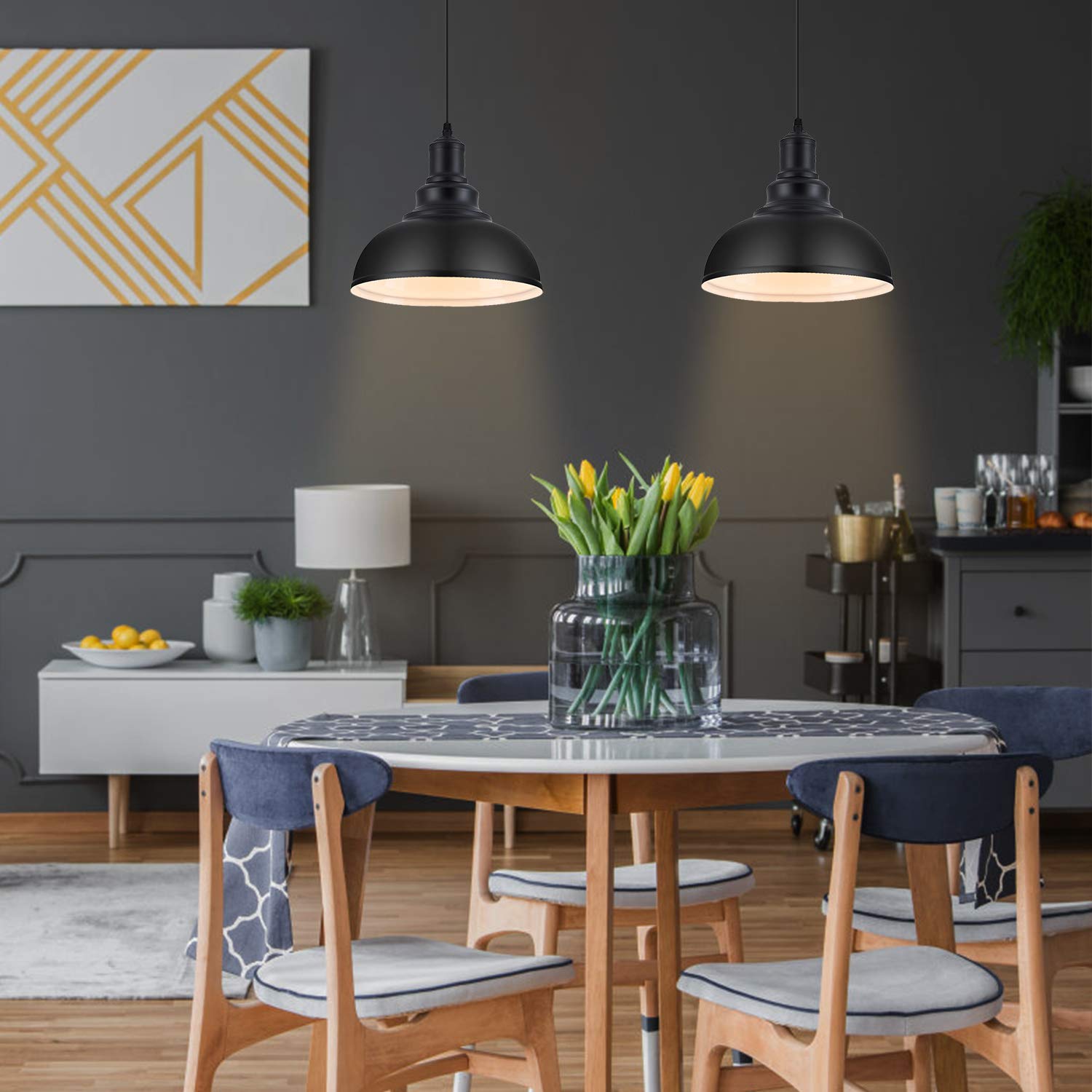 LOEHINLE bedroom ambient pendant delivering soft glow