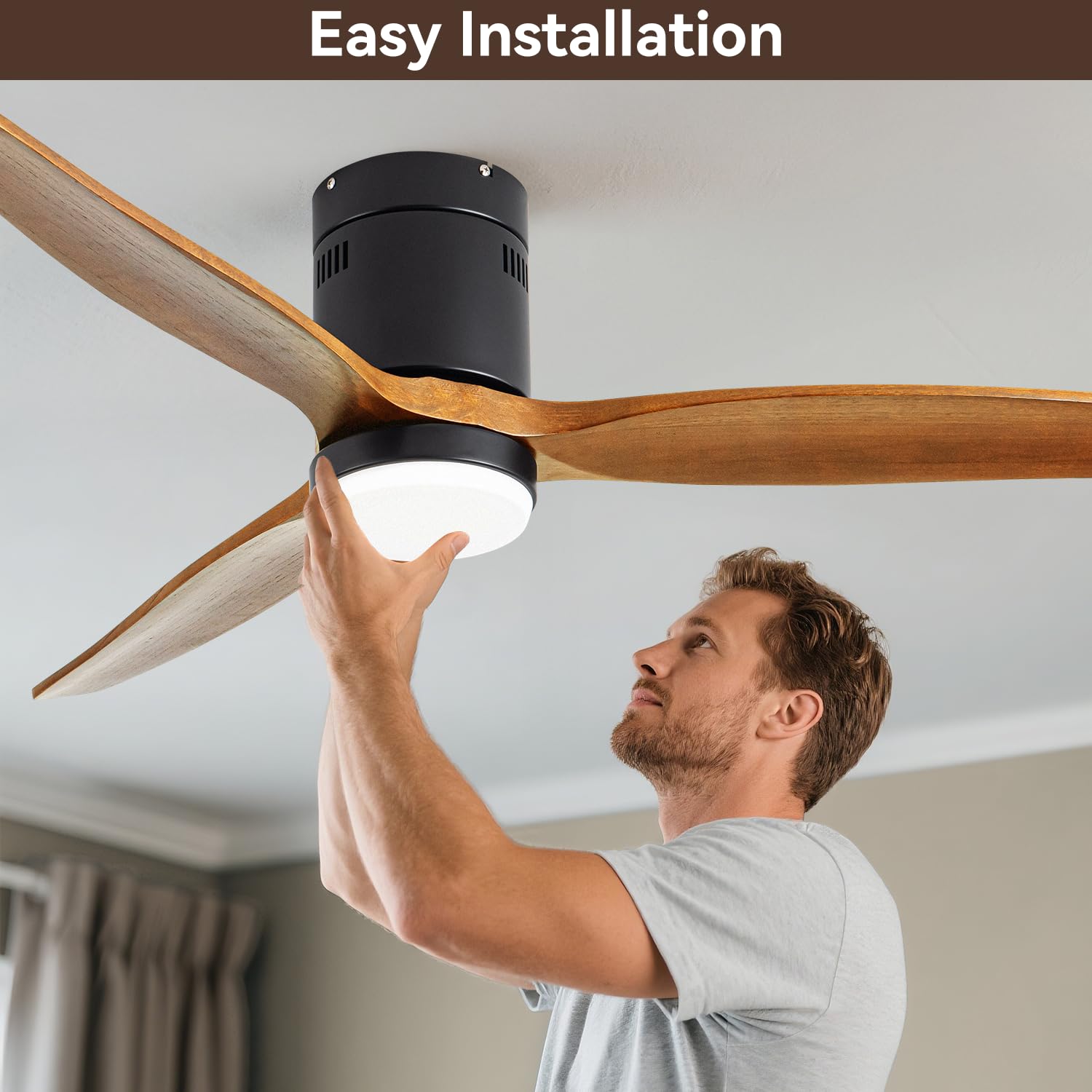 LOFIKEDI room ambience improved by adjustable lighting and airflow.