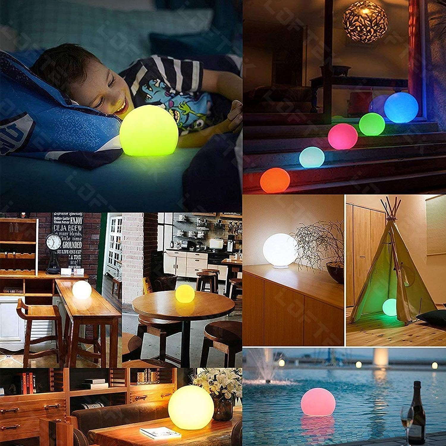 LOFTEK floating bathroom decor light enhances evening ambience.