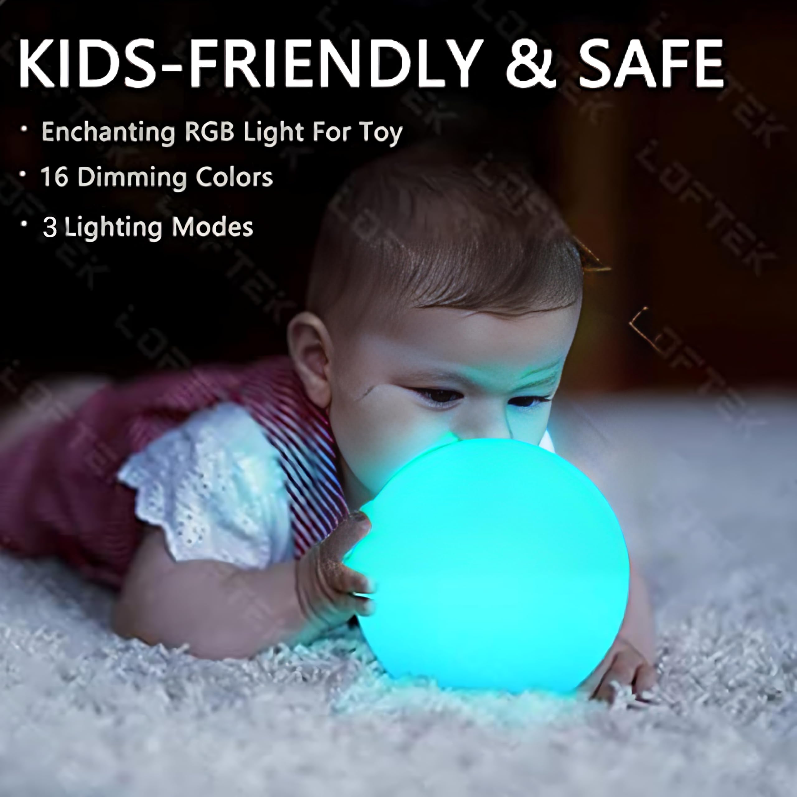 IP65 waterproof LOFTEK orb withstands splashes for indoor and outdoor use.