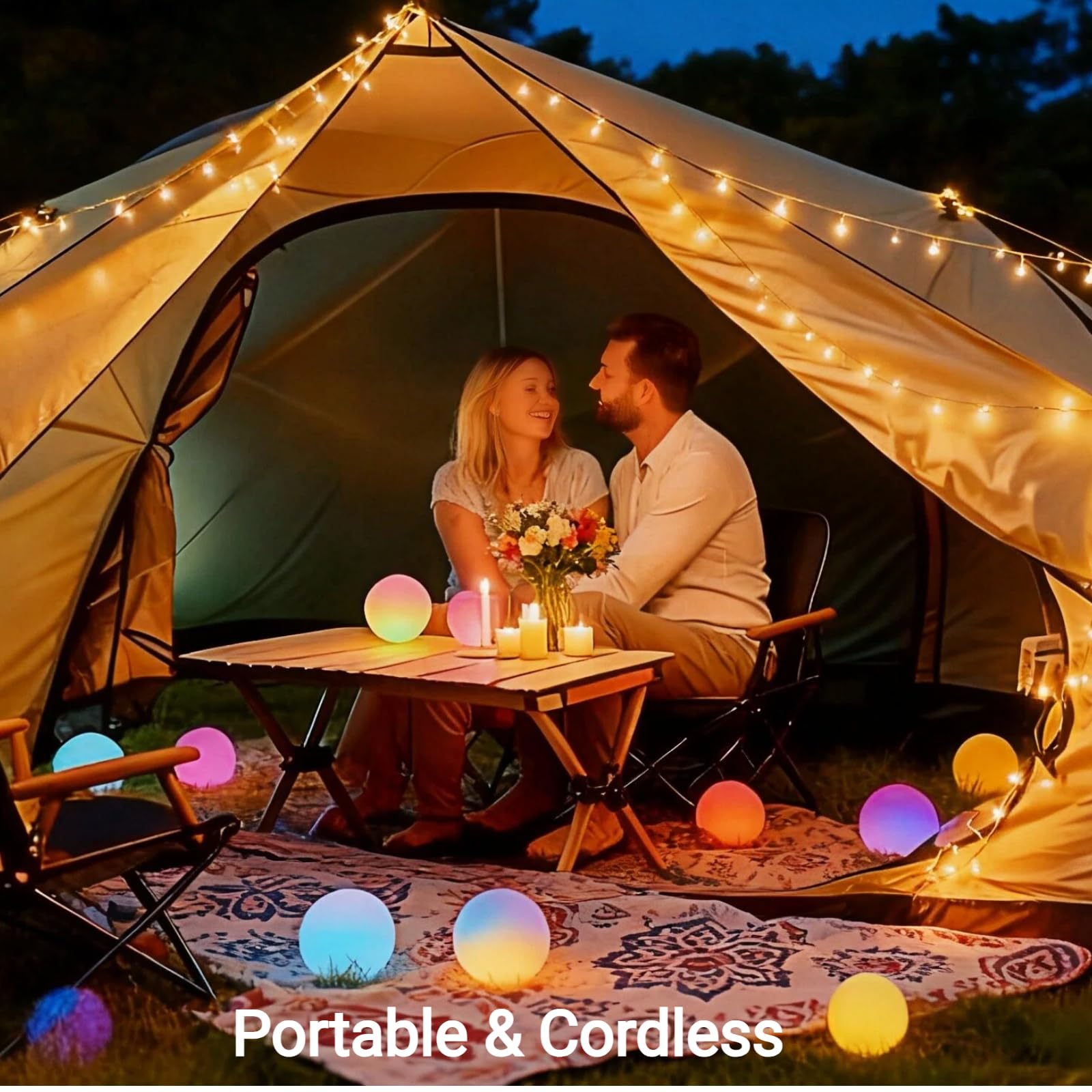 LOFTEK ball light timer options for convenient use